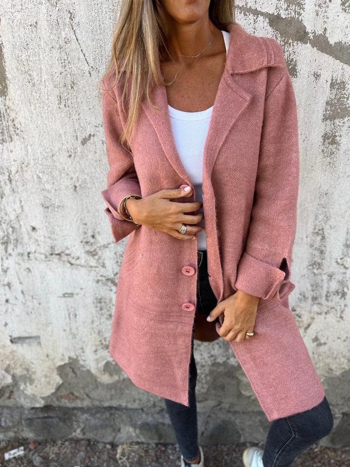 Carina - Lässiger, warmer, langer Mantel