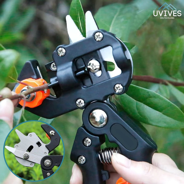 FloraGraft™ - Professionelle 2-in-1 Veredelungs- und Baumschnittschere