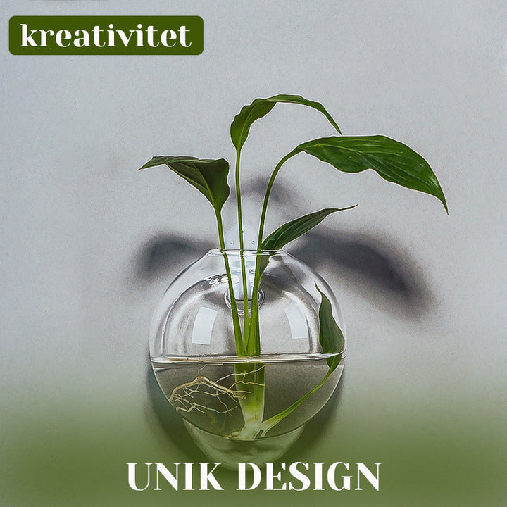 FlowerCrest - Kreative Vase für die Wandmontage