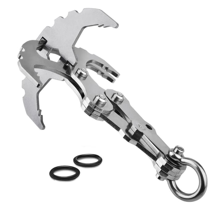 GravityHook – Dein faltbarer Schwerkrafthaken aus rostfreiem Stahl