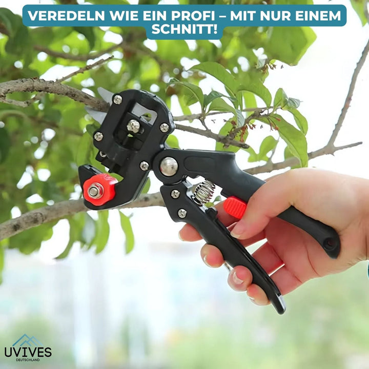 FloraGraft™ - Professionelle 2-in-1 Veredelungs- und Baumschnittschere