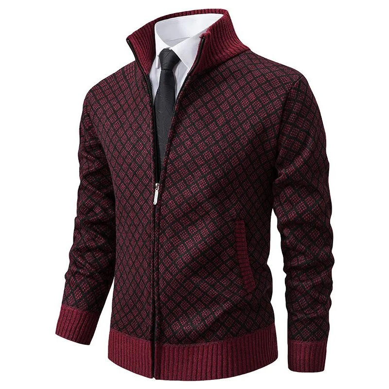 RICKY - Strickpullover mit Jacquardmuster aus Kaschmir