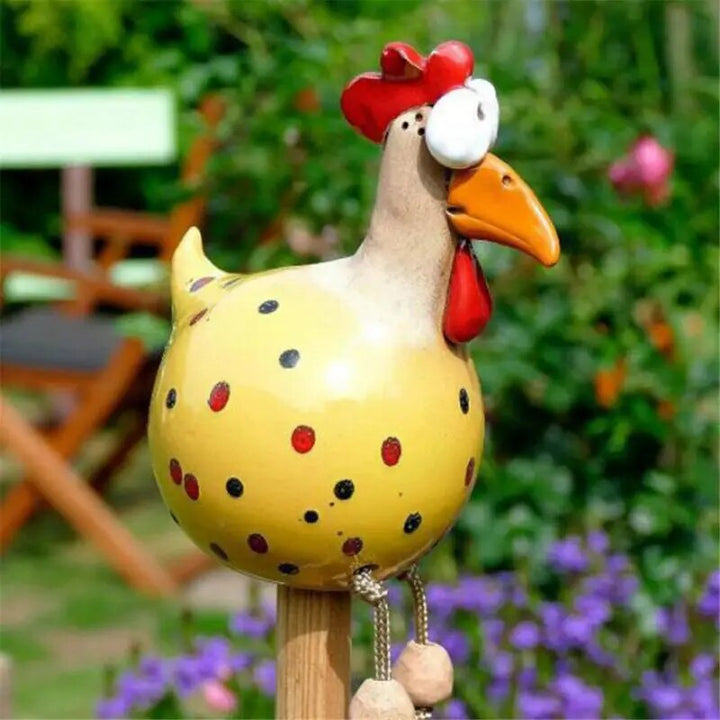 Vizora's | Keramik Huhn Garten Dekor