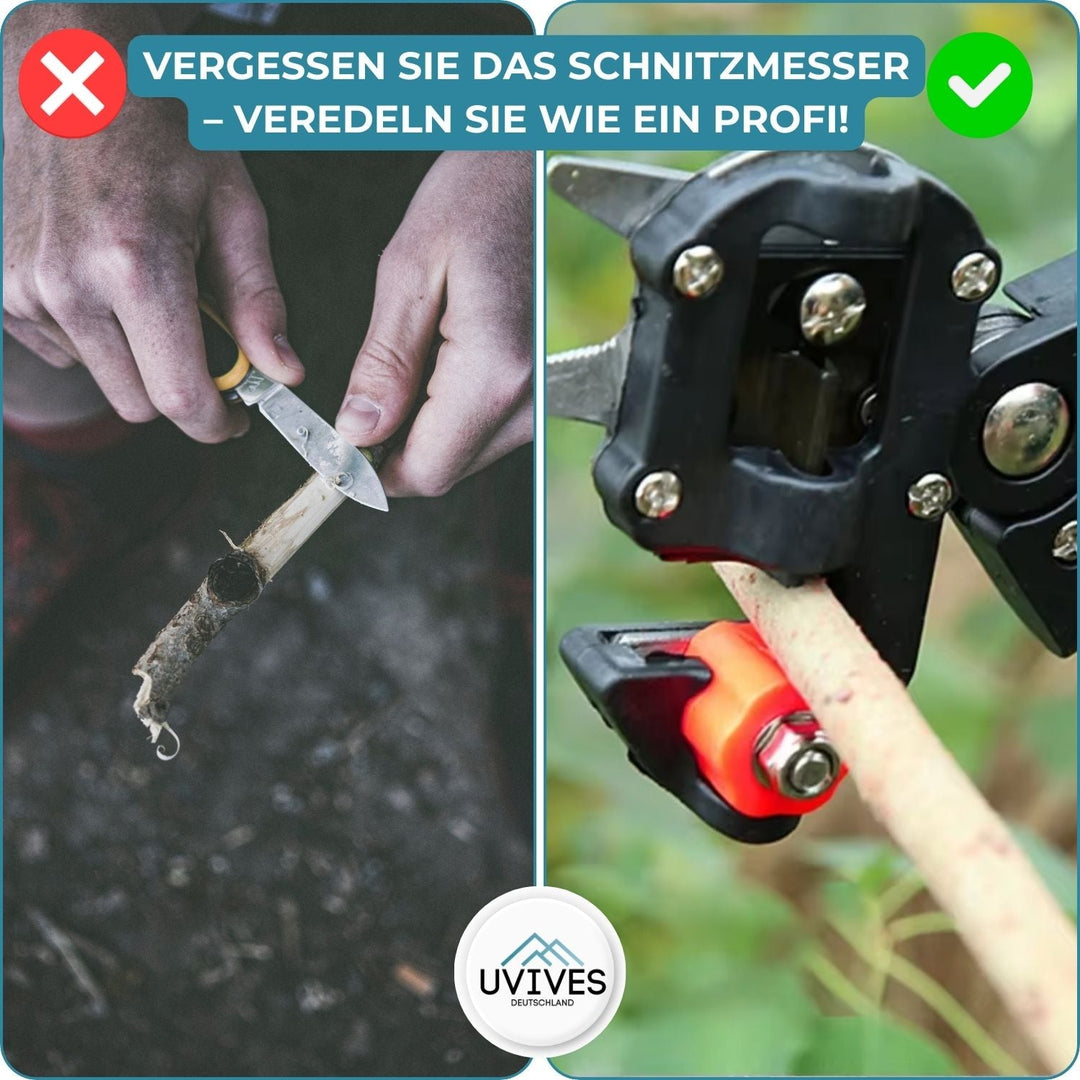 FloraGraft™ - Professionelle 2-in-1 Veredelungs- und Baumschnittschere