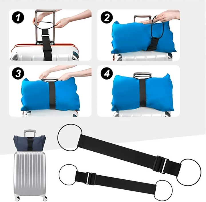 1+1 GRATIS | TravelStrap - Intelligenter elastischer Gepäckgurt [Letzter Tag Rabatt]