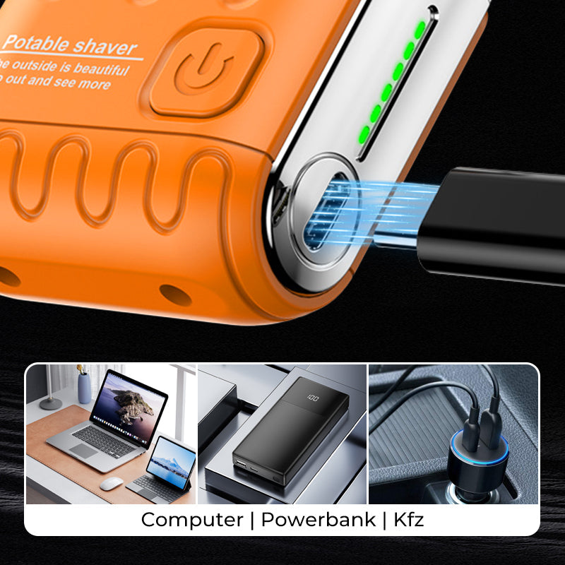Mini-Elektrorasierer für Herren