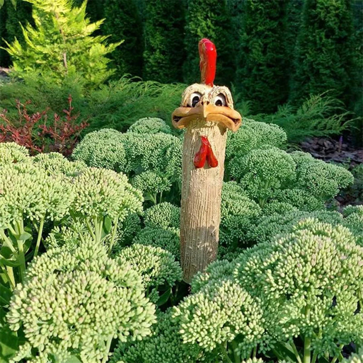 CluckyCharm - Die witzige Gartendeko mit Charakter!