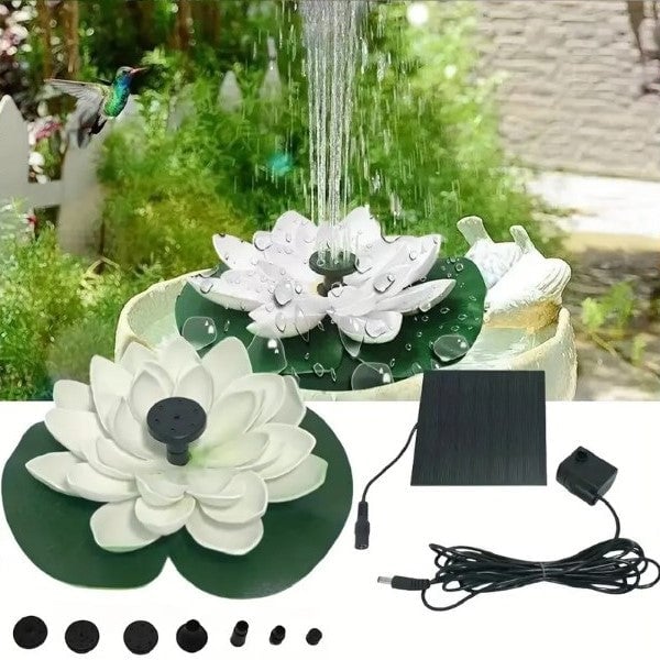 SunFlow – Magischer Solarspringbrunnen für deinen Garten