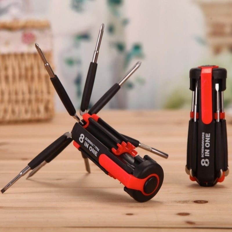 BrightScrew - 8-in-1-Schraubendreher mit LED-Taschenlampe [Letzter Tag Rabatt]