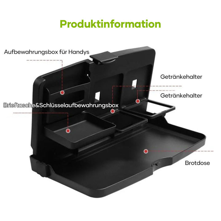 FlexTray - Der faltbare Multifunktionstisch fürs Auto