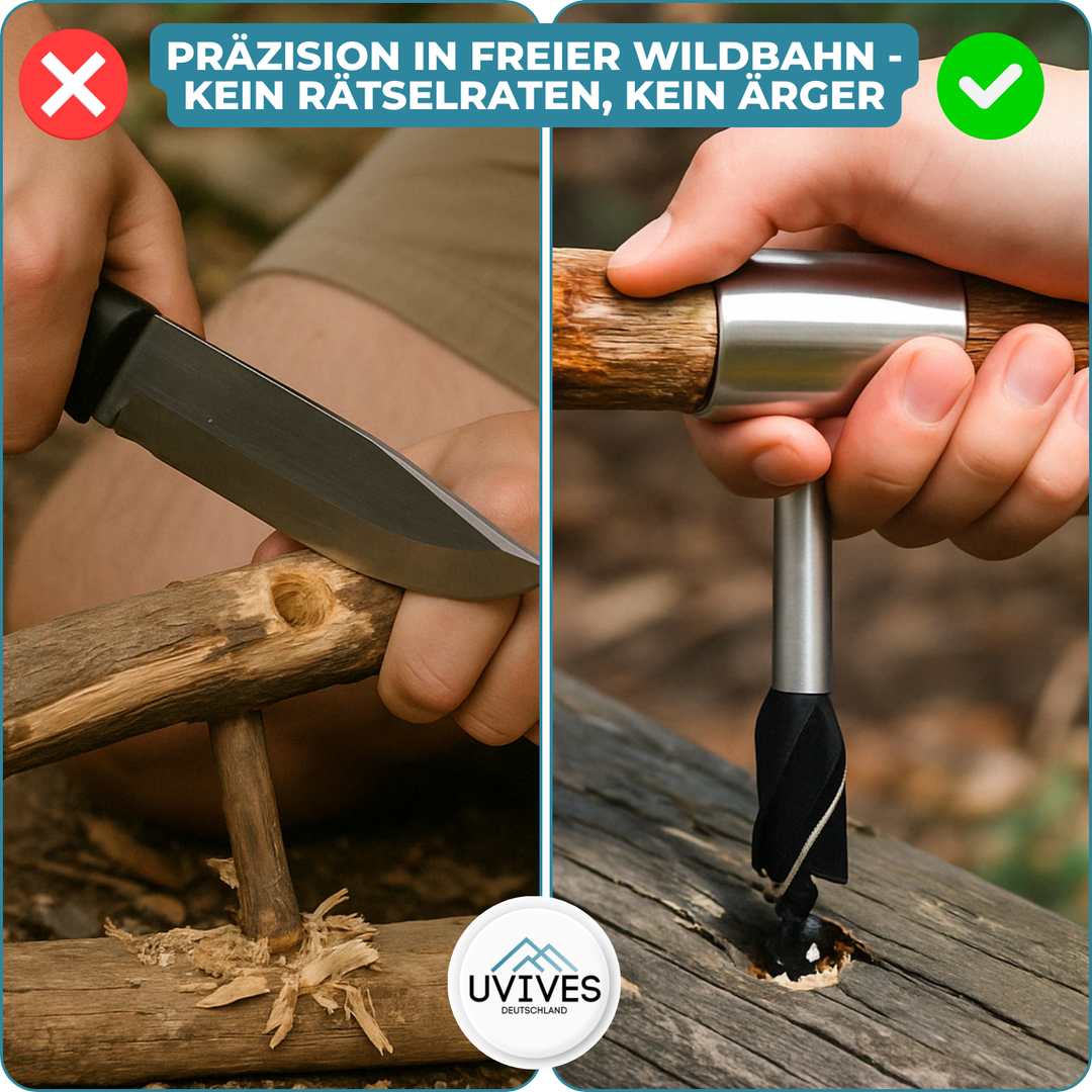 DrillMate™ - Ihr ultimativer Überlebensbohrer für den Außeneinsatz