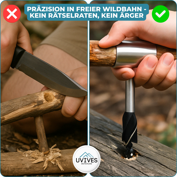 DrillMate™ - Ihr ultimativer Überlebensbohrer für den Außeneinsatz