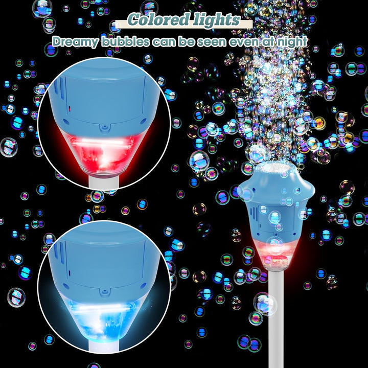 BubbleGlow - Magische Seifenblasen mit buntem Lichteffekt!