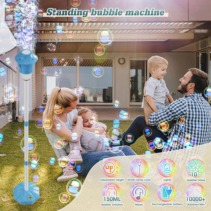 BubbleGlow - Magische Seifenblasen mit buntem Lichteffekt!
