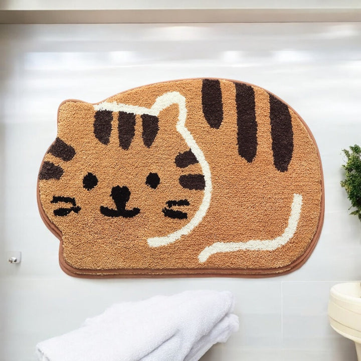 BadezimmerTeppich Katze