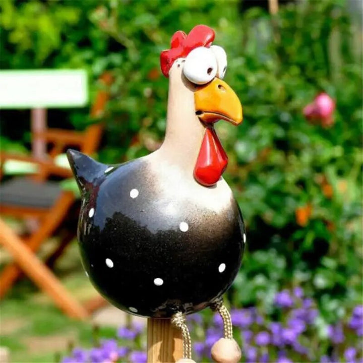 Vizora's | Keramik Huhn Garten Dekor