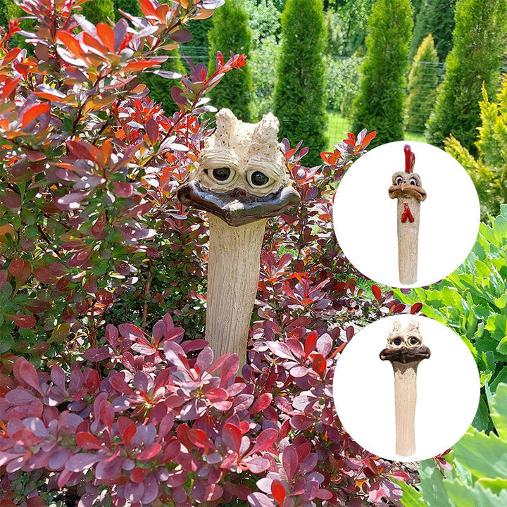 CluckyCharm - Die witzige Gartendeko mit Charakter!