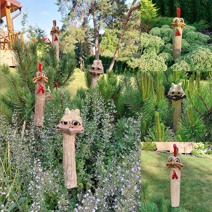 CluckyCharm - Die witzige Gartendeko mit Charakter!