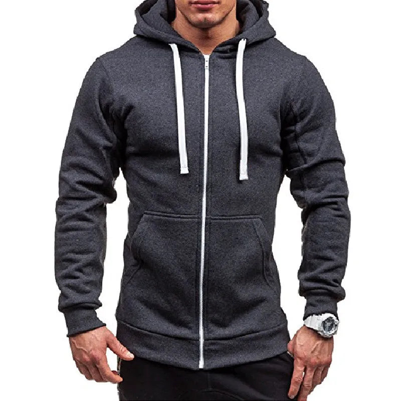 Milan - Lässiger Kapuzen-Zip-Cardigan