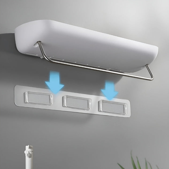 ShelfSecure - Wandmontiertes Badezimmerregal ohne Bohrer [Letzter Tag Rabatt]