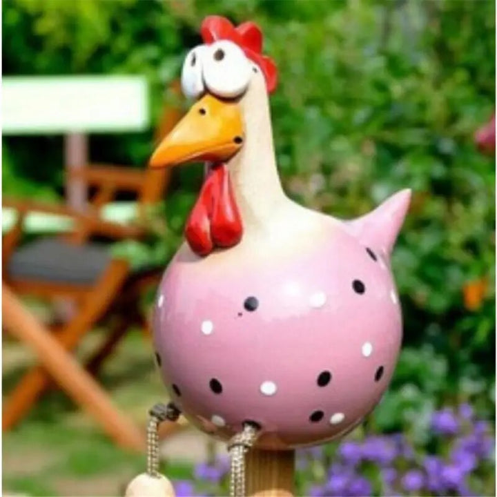 Vizora's | Keramik Huhn Garten Dekor