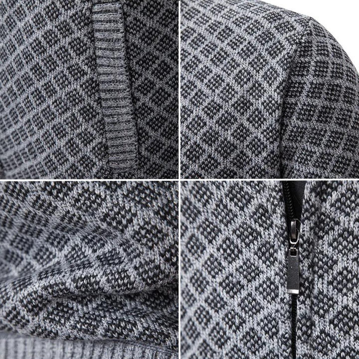 RICKY - Strickpullover mit Jacquardmuster aus Kaschmir