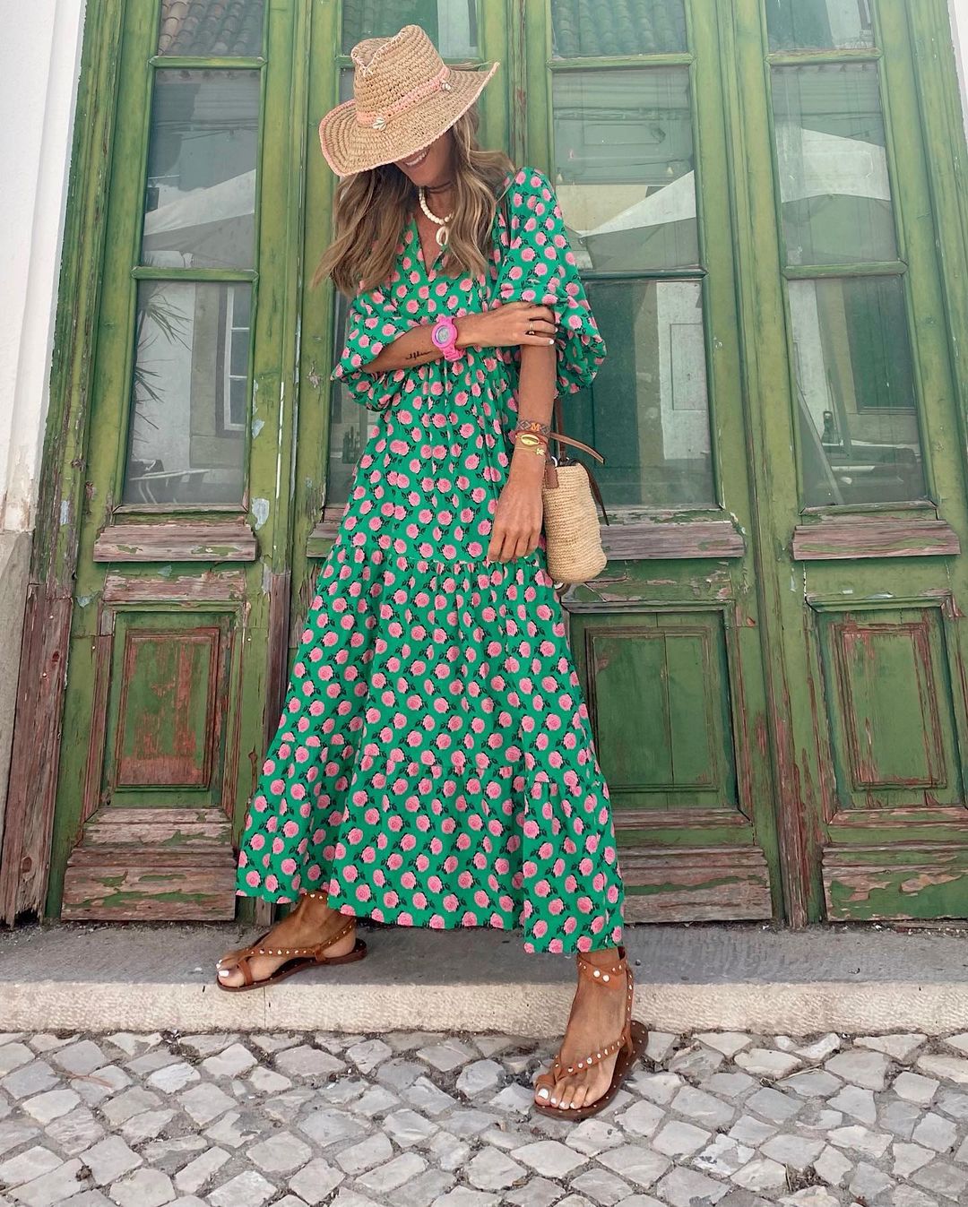 Fleur | Maxikleid im Bohemian-Stil