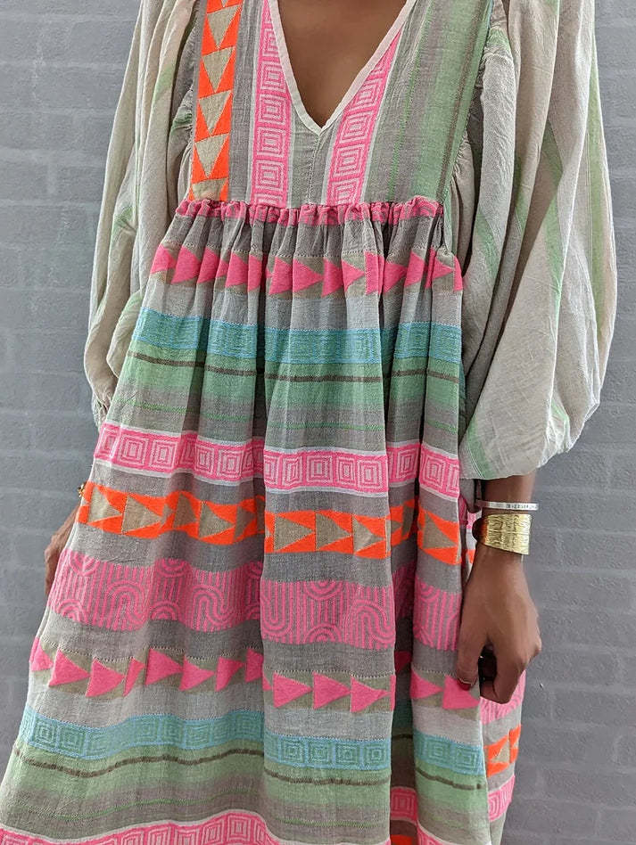 Boho Ibiza Kleid | Bequem und stilvoll für den perfekten Sommerlook