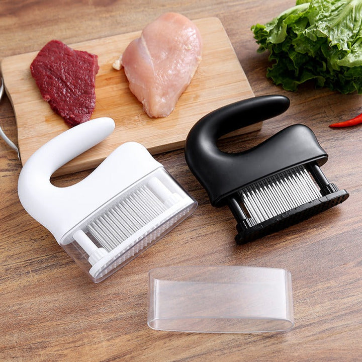 ChefTender - Fleischklopfer 48 Klingen Nadel Fleischklopfer Edelstahlmesser [Letzter Tag Rabatt]