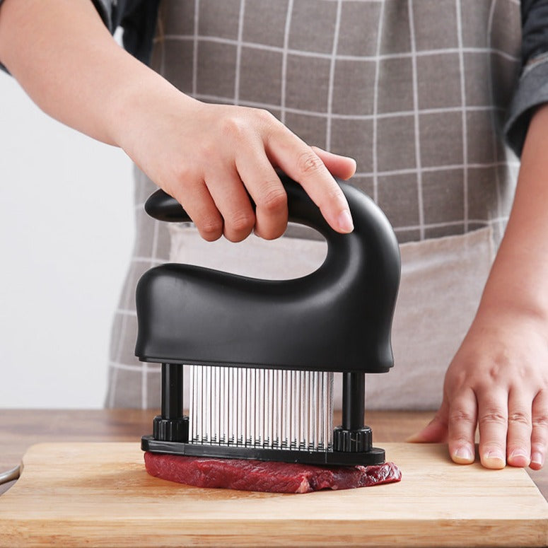 ChefTender - Fleischklopfer 48 Klingen Nadel Fleischklopfer Edelstahlmesser [Letzter Tag Rabatt]