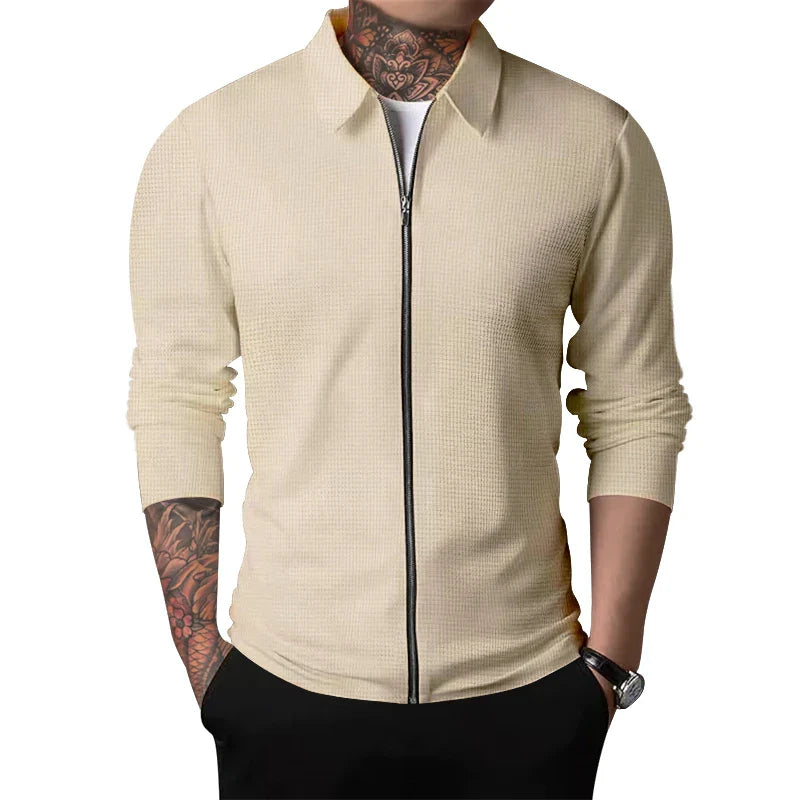 Lovro - Herren Casual Zipper Mantel