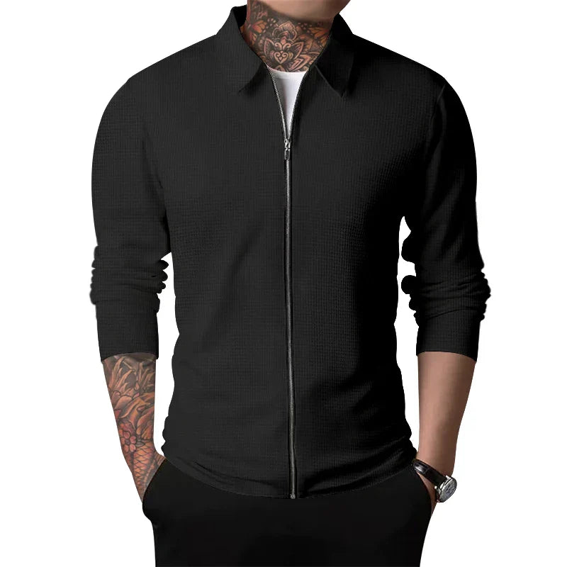 Lovro - Herren Casual Zipper Mantel