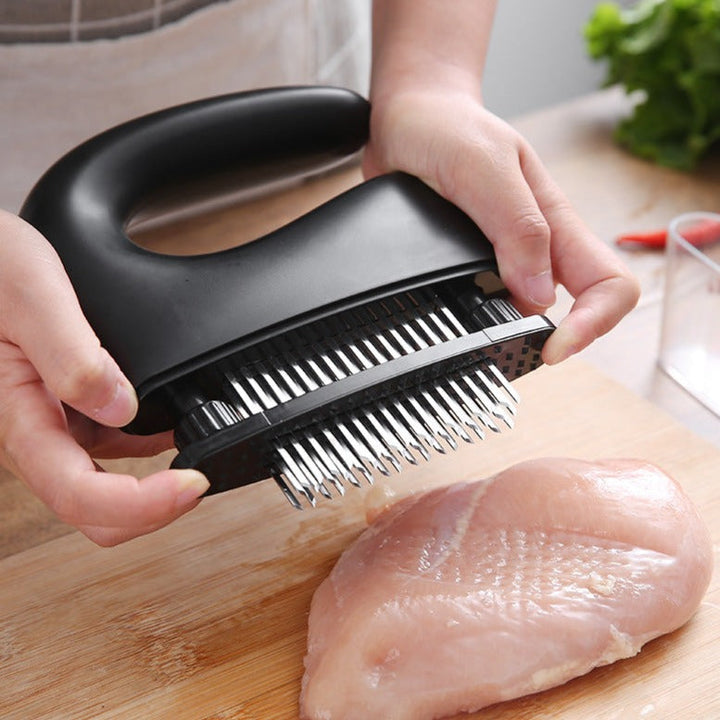 ChefTender - Fleischklopfer 48 Klingen Nadel Fleischklopfer Edelstahlmesser [Letzter Tag Rabatt]