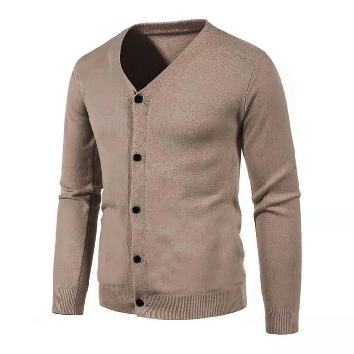 Bence - Lässiger Strick-V-Ausschnitt-Cardigan
