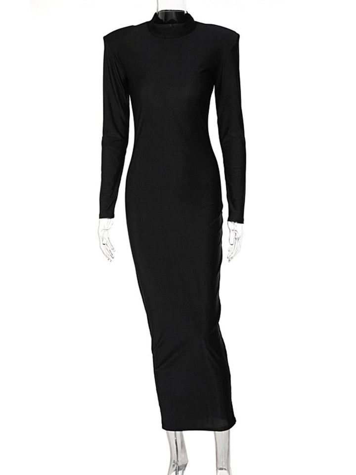 Katharina's Kuscheliges Kleid | Damenmode 2023 mit Schulterpolstern und Rollkragen