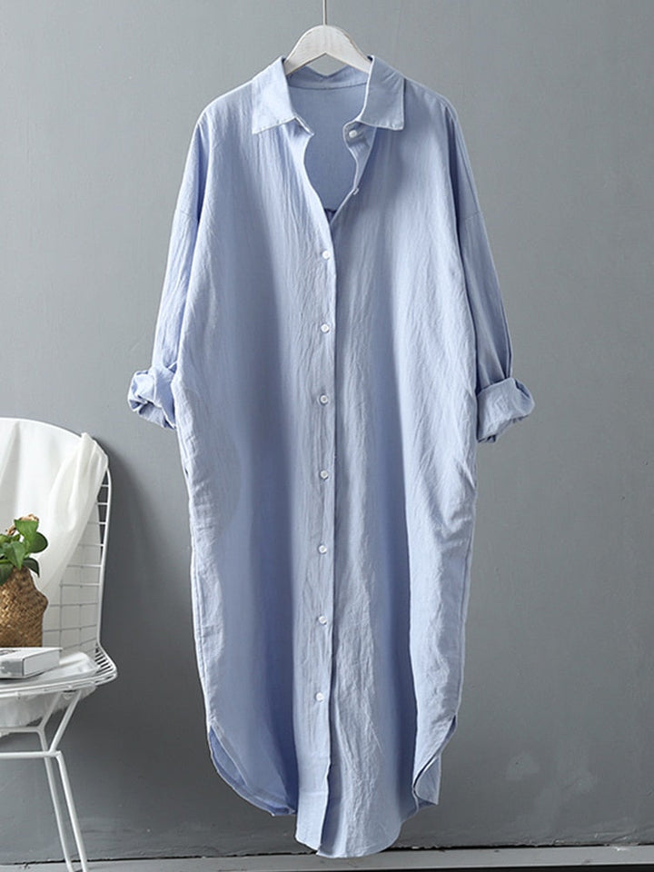 Cotton Syiwidii Casual Kleid - luftiges Oversized-Kleid Bluse