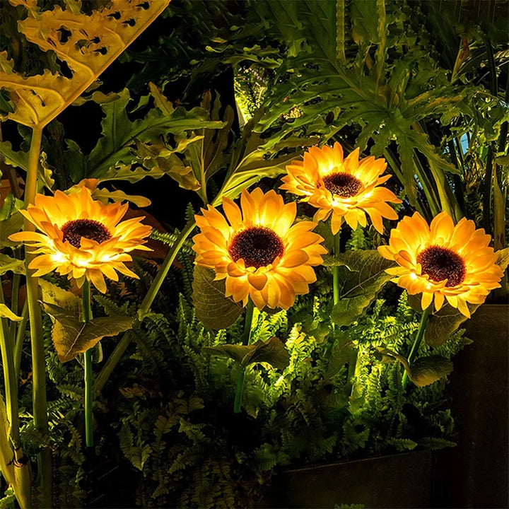 GardenGlow - Sonnenblumen-Solarleuchten für den Außenbereich [Letzter Tag Rabatt]