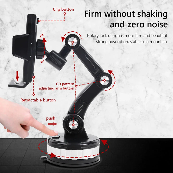 DashClamp - 360° einstellbare Auto-Telefonhalterung [Letzter Tag Rabatt]