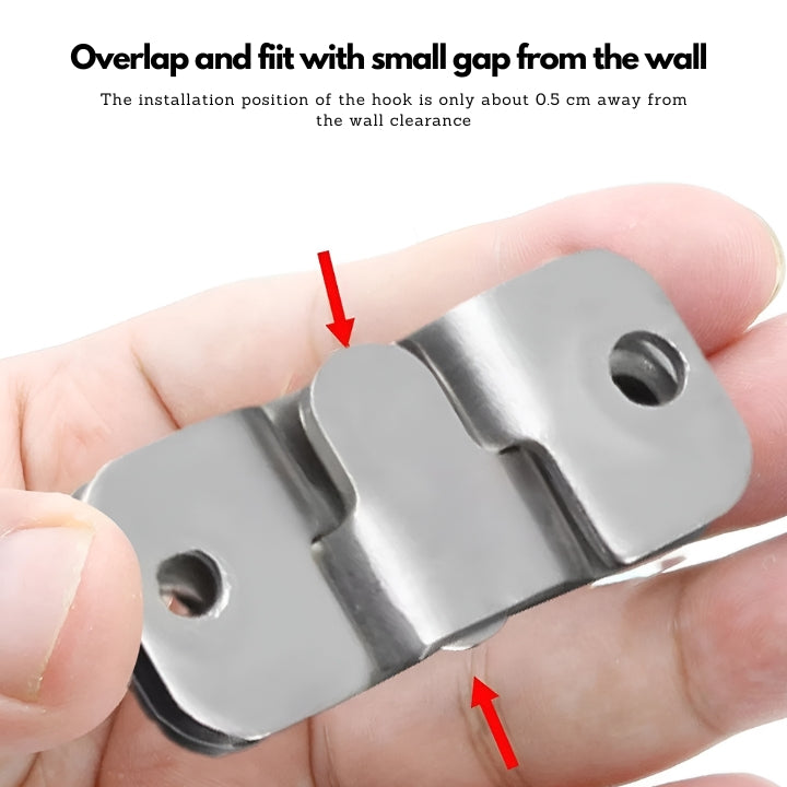 2+1 Gratis | HangEase - Stahl-Interlock-Hängeschnalle (10 Stück + 5 Stück) [Letzter Tag Rabatt]