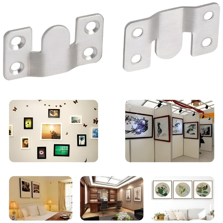 2+1 Gratis | HangEase - Stahl-Interlock-Hängeschnalle (10 Stück + 5 Stück) [Letzter Tag Rabatt]