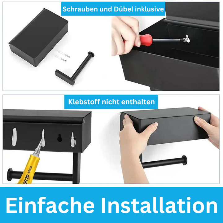 50% Rabatt + Kostenloser Versand | EasyStore™ - Moderner Toilettenpapierhalter