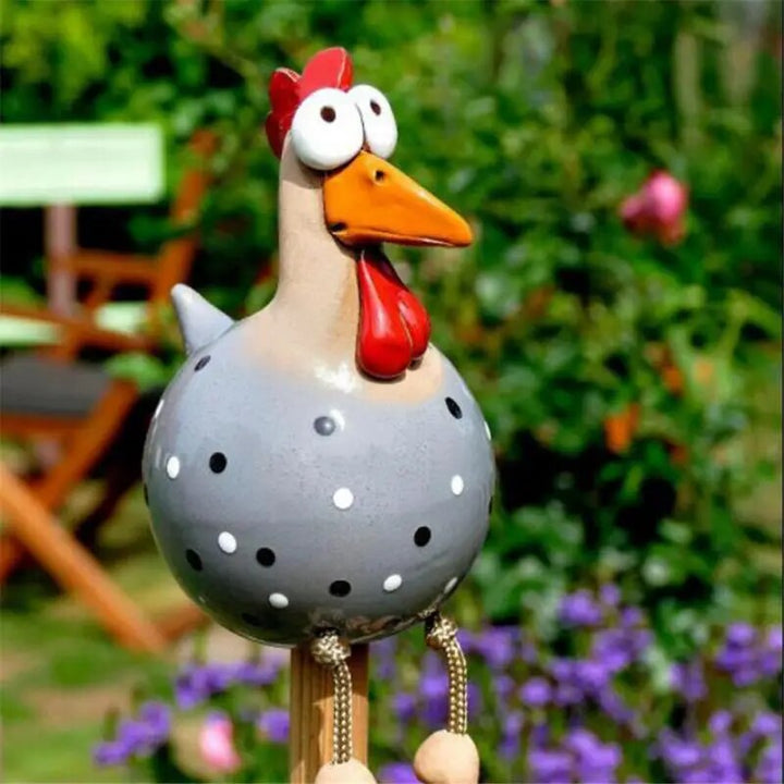 Vizora's | Keramik Huhn Garten Dekor