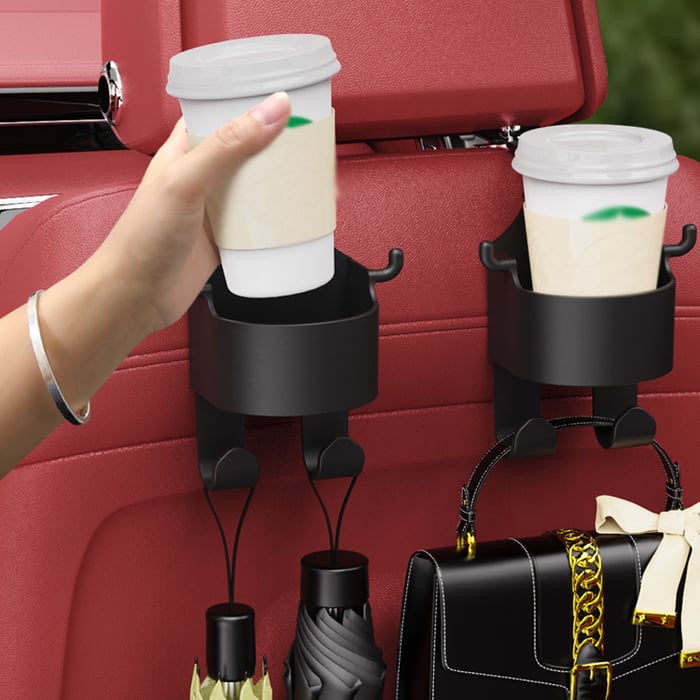 1+1  GRATIS | SeatHook™ – Mehr Ordnung und Komfort auf dem Rücksitz!