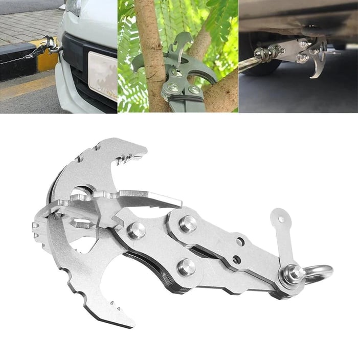 GravityHook – Dein faltbarer Schwerkrafthaken aus rostfreiem Stahl