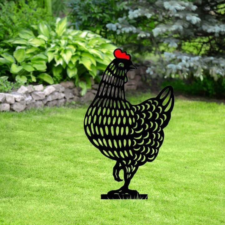 50% RABATT | HappyChicken - Hühner-Gartendekoration - Satz von 5 [Letzter Tag Rabatt]