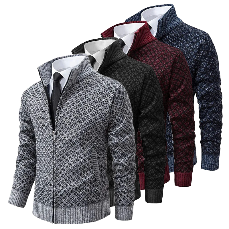 RICKY - Strickpullover mit Jacquardmuster aus Kaschmir