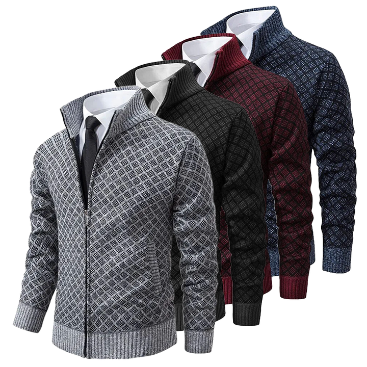 RICKY - Strickpullover mit Jacquardmuster aus Kaschmir