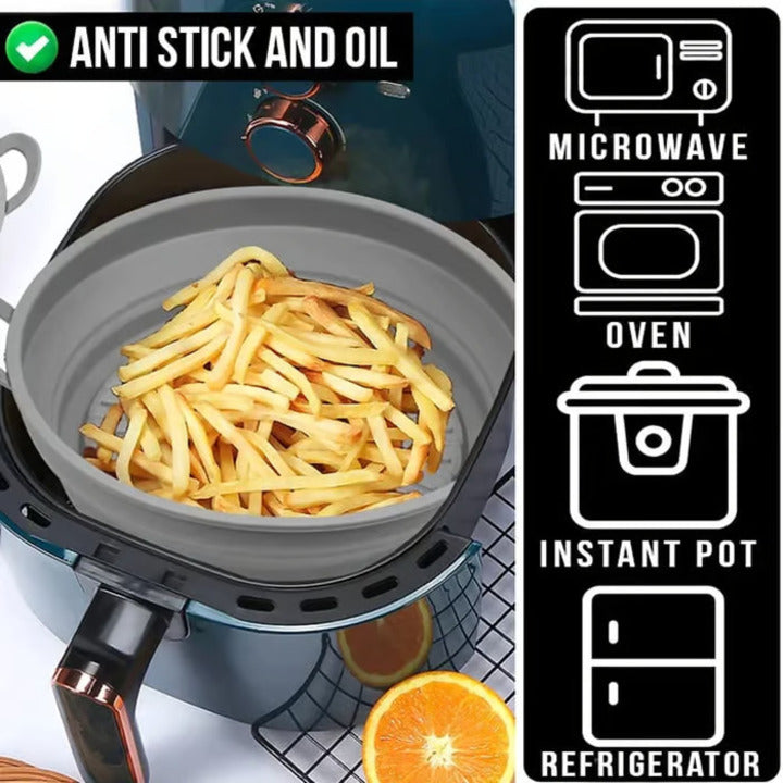 FlexiPan™ - Silikon-Grillpfanne für Heißluftfritteusen [Letzter Tag Rabatt]