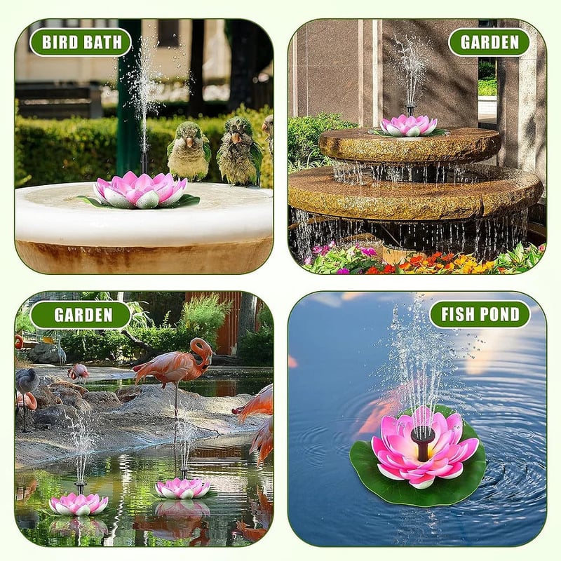 SunFlow – Magischer Solarspringbrunnen für deinen Garten