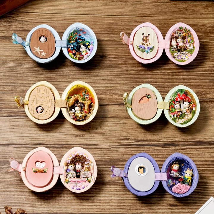 WalnutCharm - Handgemachtes Walnussschalen-Puppenhaus | 50% RABATT